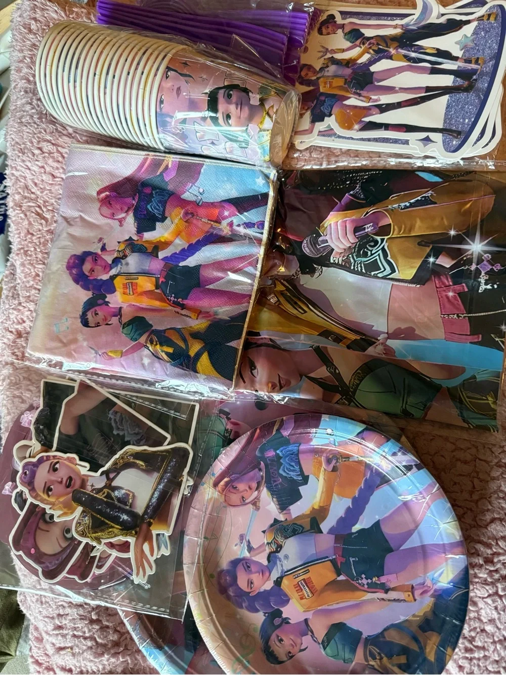 118Pcs For K Pop Demon Hunters Party Supplies,Birthday Decorations huge lot
